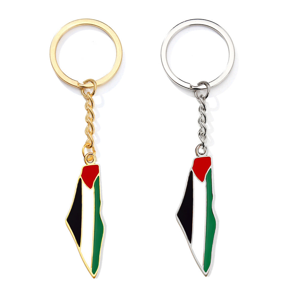 Llaveros Con Bandera De Palestina - Pack De 12 Unidades, Para Llaves, Mochilas O Como Colgante Decorativo