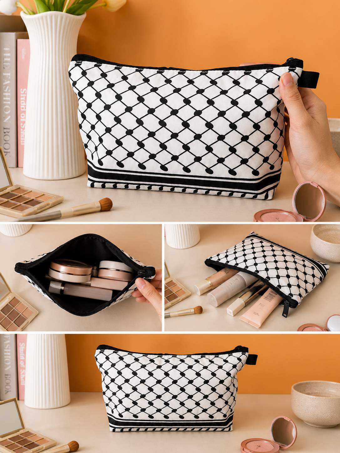 Keffiyeh Makeup Bag