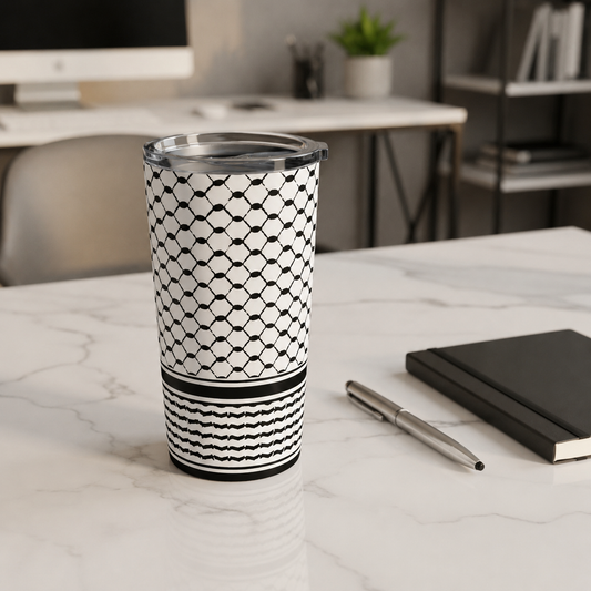 Palestina Keffiyeh RVS Thermobeker