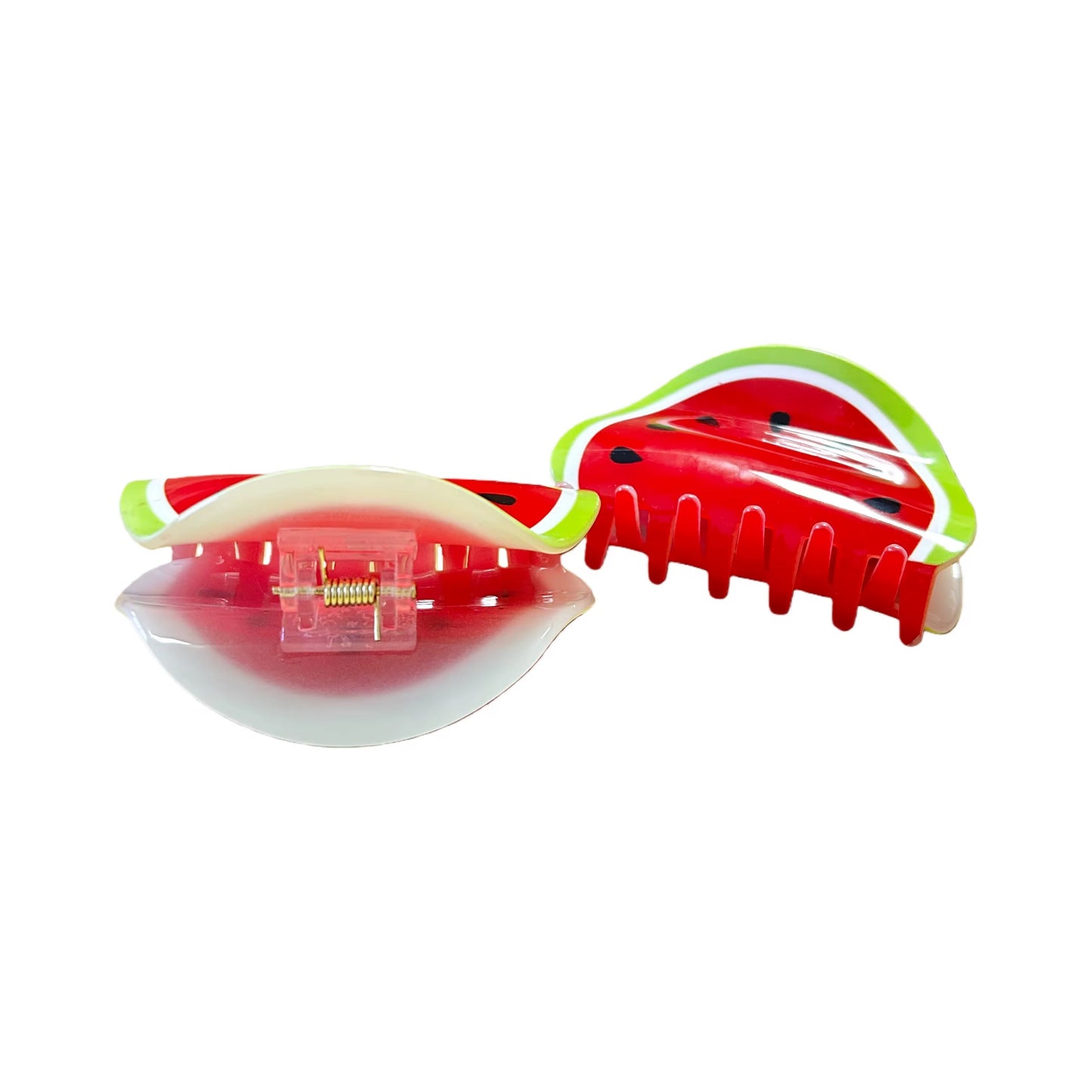 Pince à cheveux pastèque