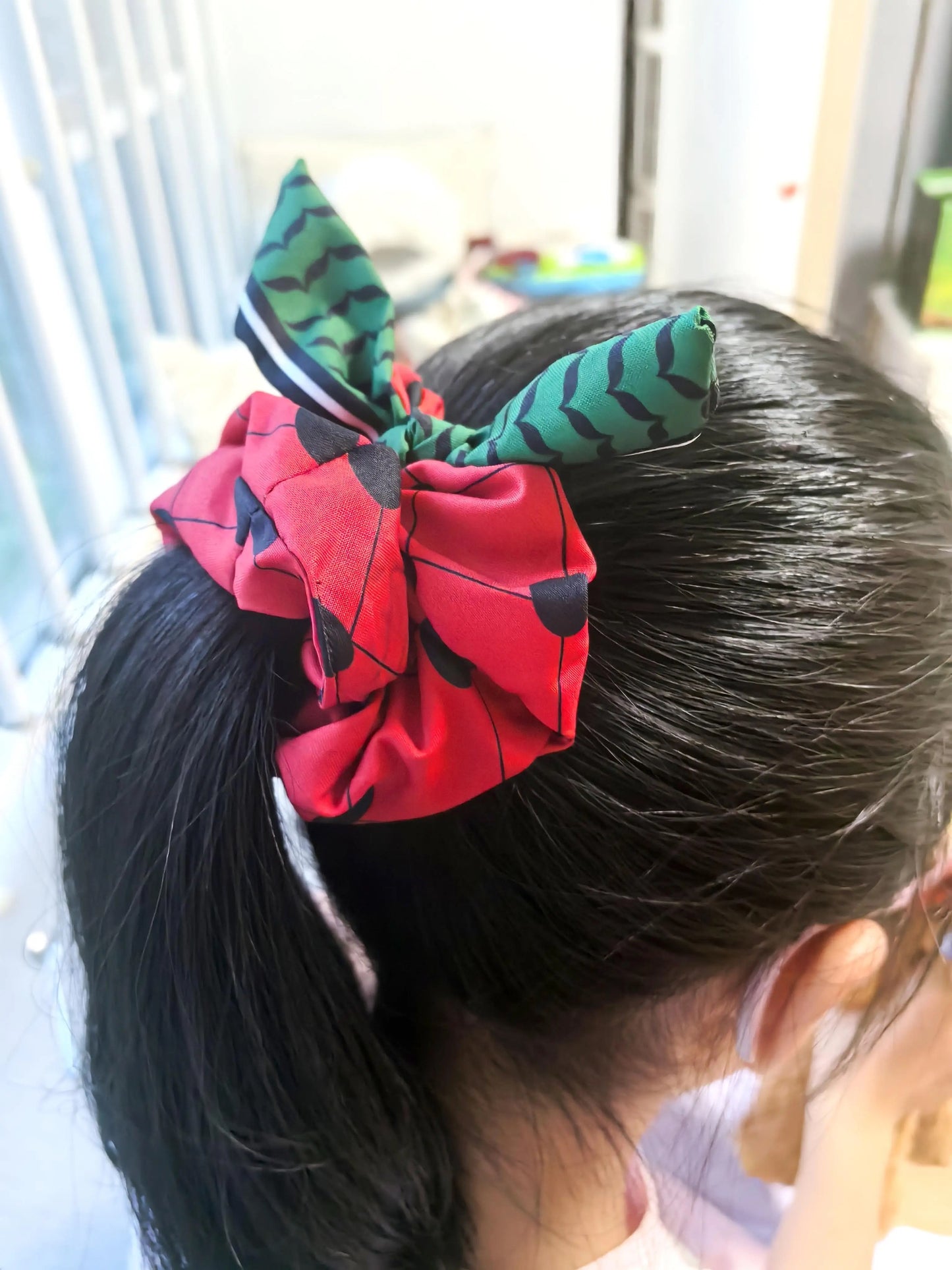 Coletero para el cabello Keffiyeh de sandía