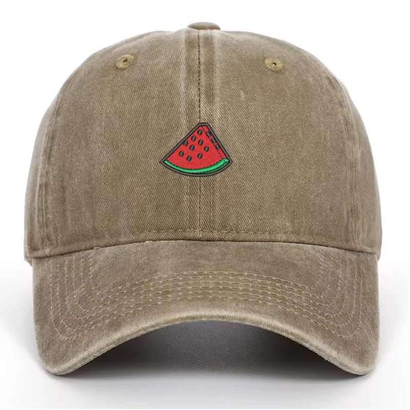 Watermelon Cap Vintage Khaki