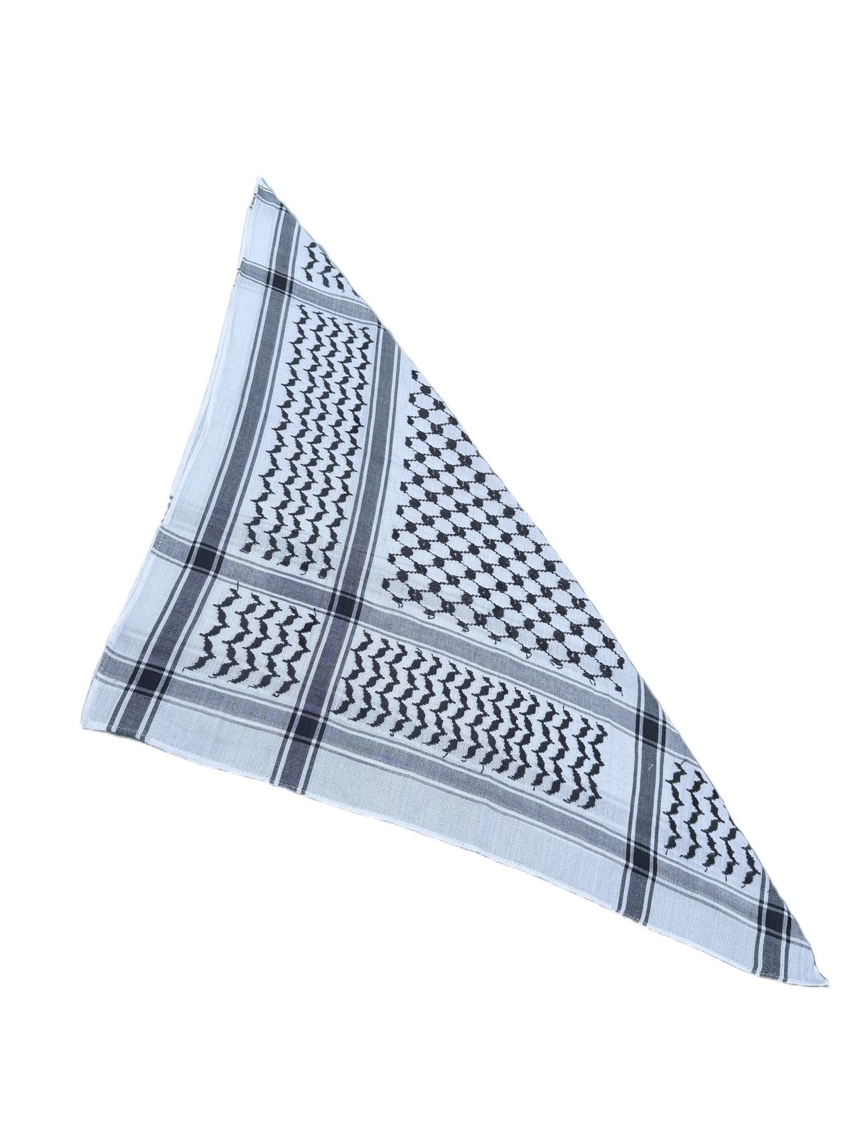 Kufiya/Keffiyeh Bandana Traditional Black/White