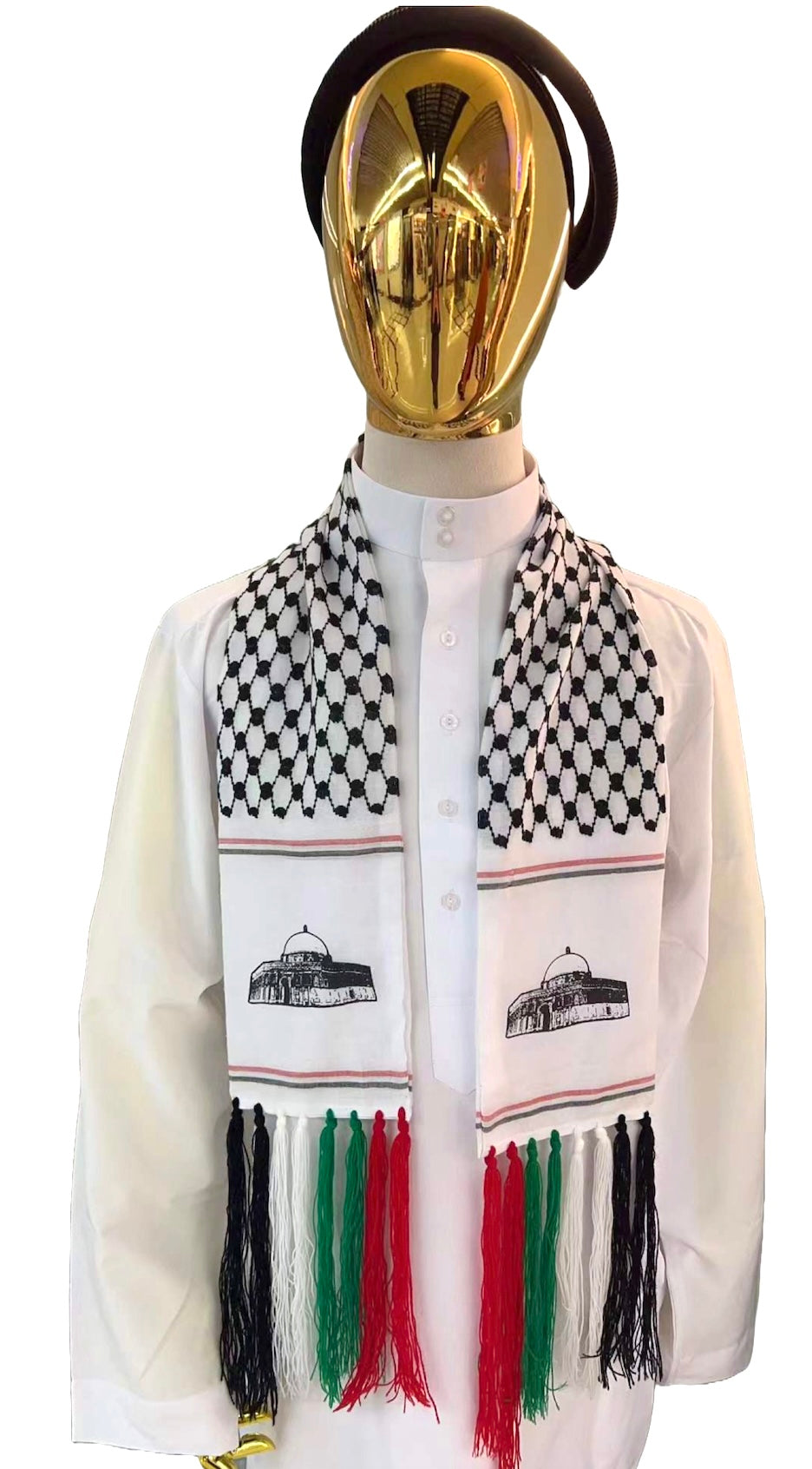 Palestina Cachecol 130x14 cm