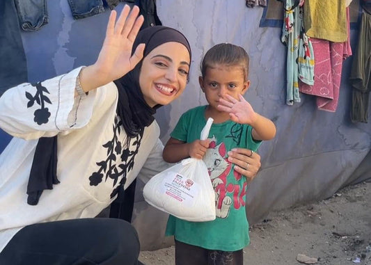 🇵🇸 Donatie van 50 kg meel aan gezinnen in Noord-Gaza - 7 augustus 2025