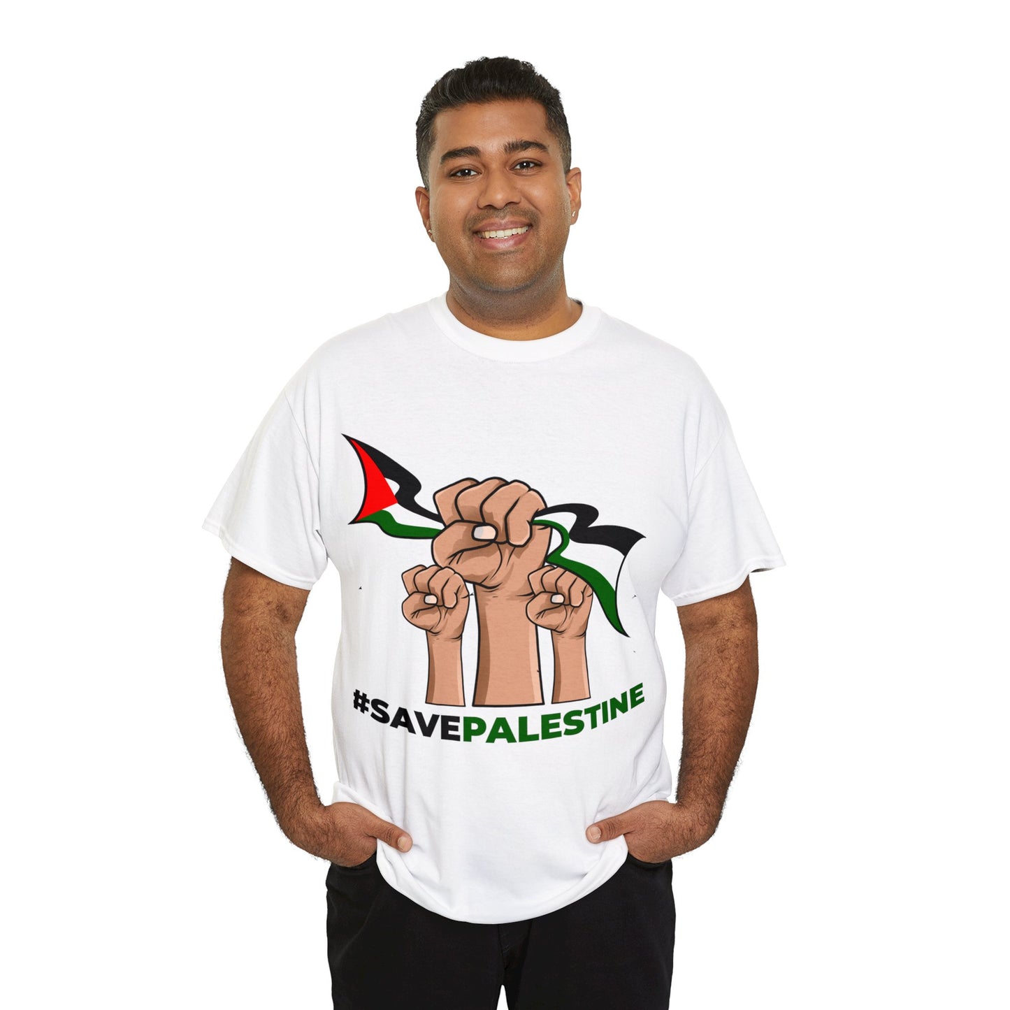 #SavePalestine Unisex Heavy Cotton T-shirt