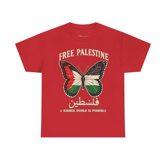 Free Palestine Butterfly Tee
