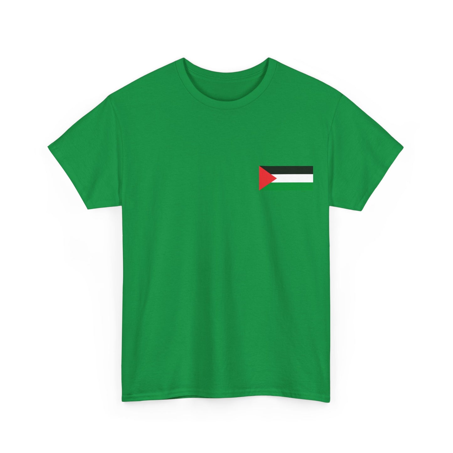 Free Palestine Watermelon (Rückendruck) T-Shirt aus schwerer Baumwolle