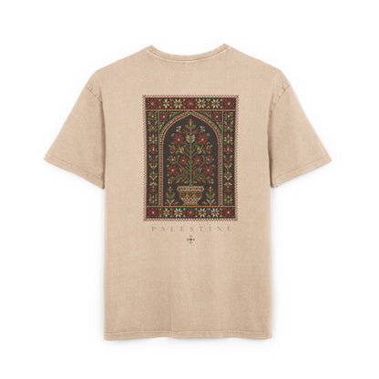 Falasteen Tatreez Bloom Oversized Tee