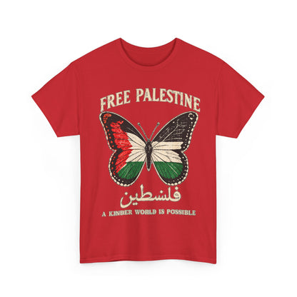 Free Palestine Butterfly Tee