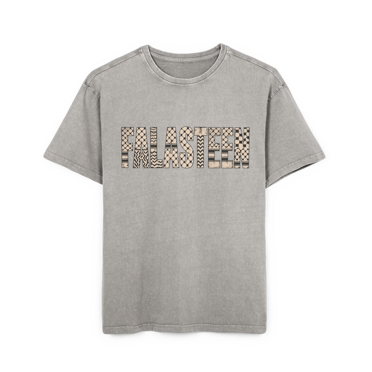 Falasteen Keffiyeh Washed Oversized Tee