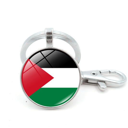 Keychain With Palestinian Flag