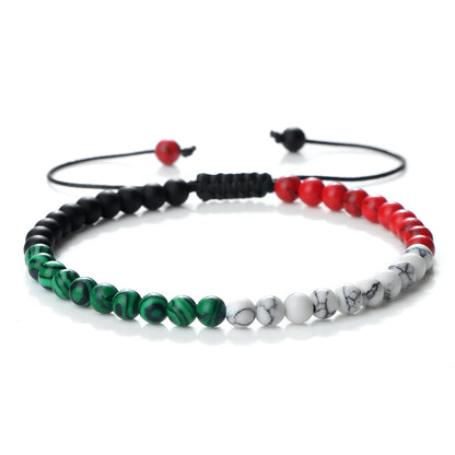 Palestine Bracelet with Colored Beads