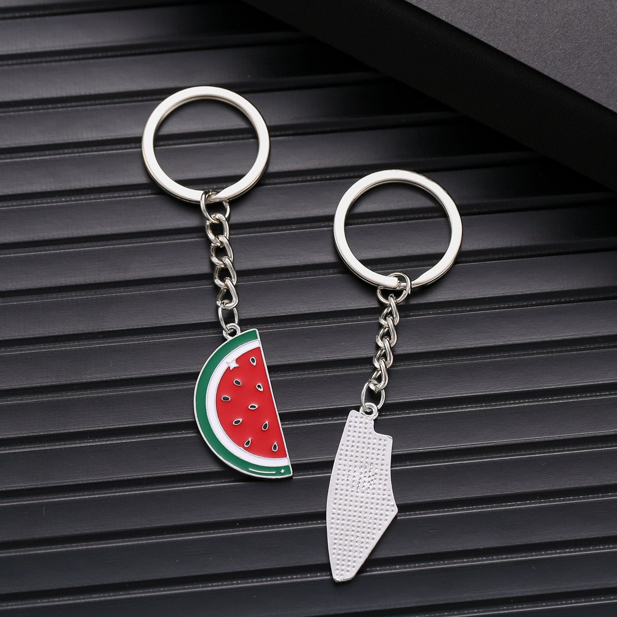 Palestine Watermelon Keychain