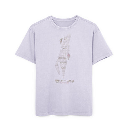 Villages of Palestine Oversized Tee