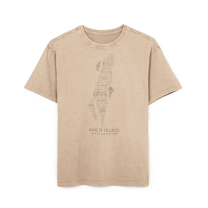 Villages of Palestine Oversized Tee