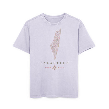 Falasteen Tatreez Landmap Oversized Tee