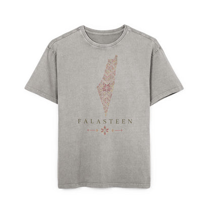 Falasteen Tatreez Landmap Oversized Tee