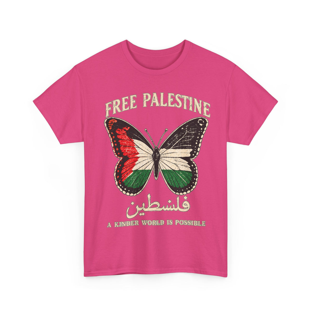 Free Palestine Butterfly Tee