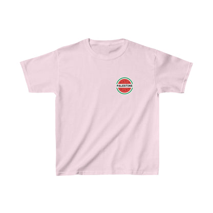 Kinder-T-Shirt „Palestine Watermelon“ aus schwerer Baumwolle