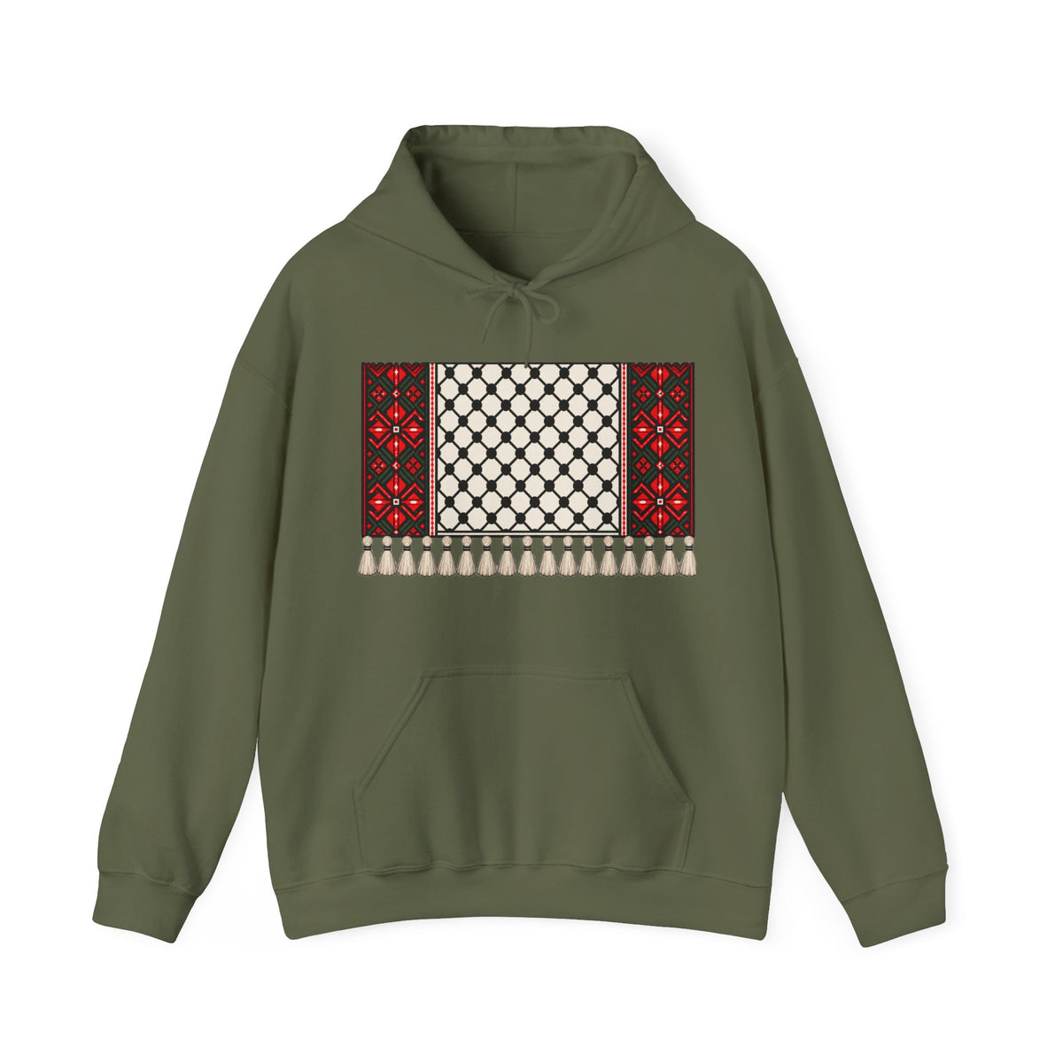 Keffiyeh Tatreez Hoodie