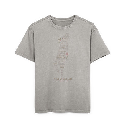 Villages of Palestine Oversized Tee