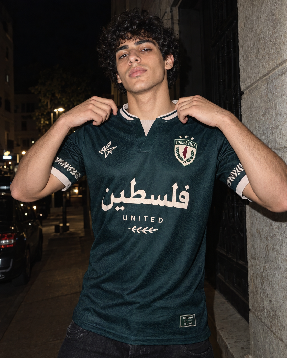 Pre-order | Limited Drop - Palestine United Jersey - Olive Green