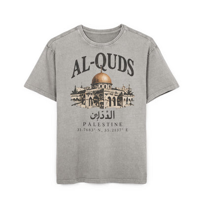 Al-Quds Washed Oversized Tee
