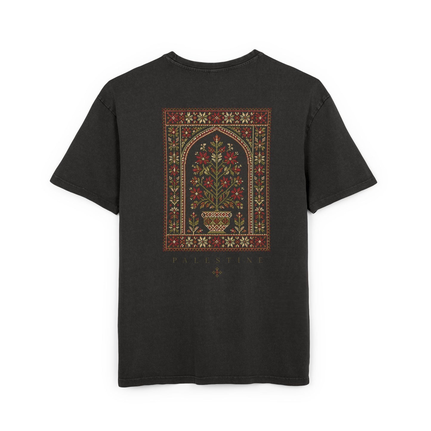 Falasteen Tatreez Bloom Oversized Tee