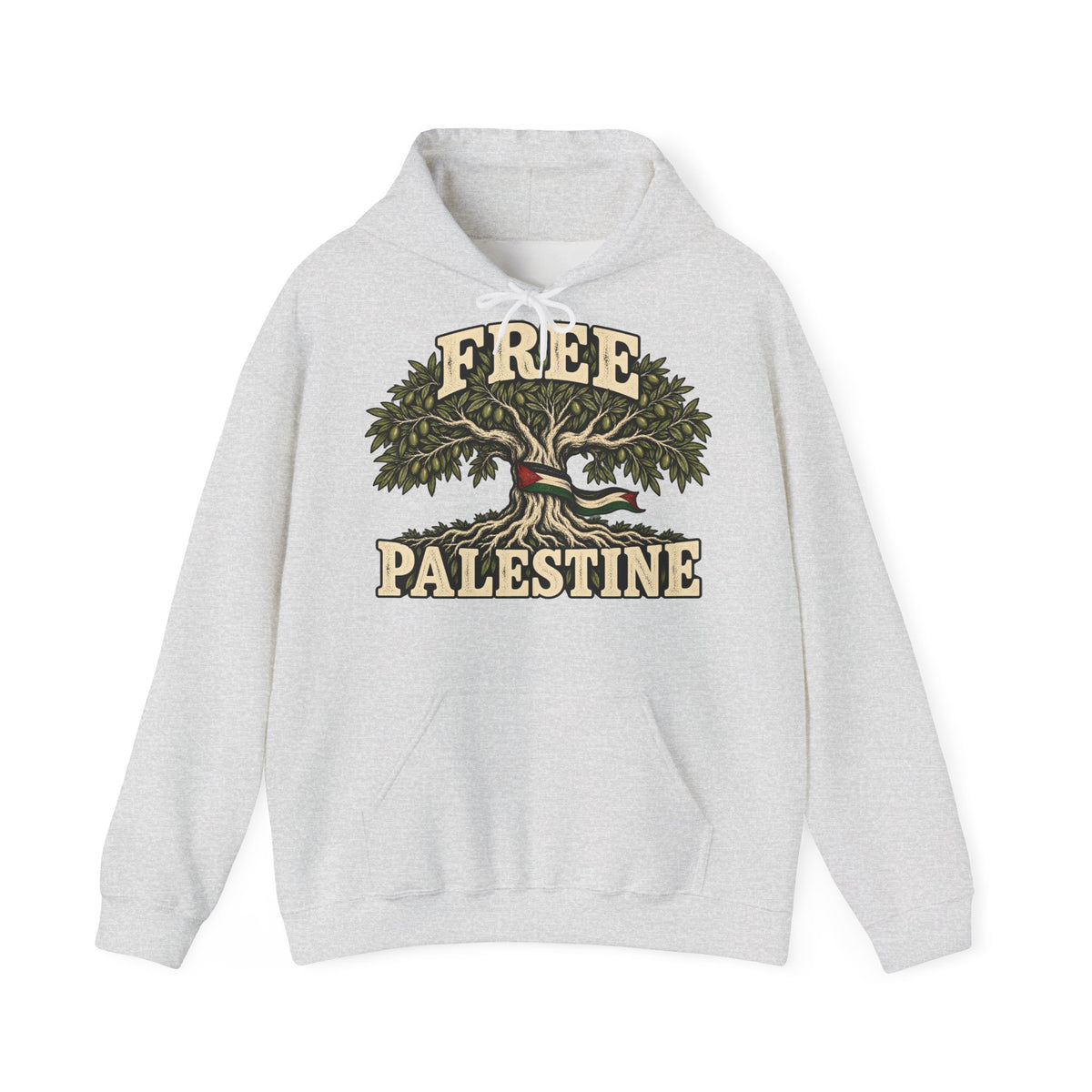 Free Palestine Olive Tree Hoodie