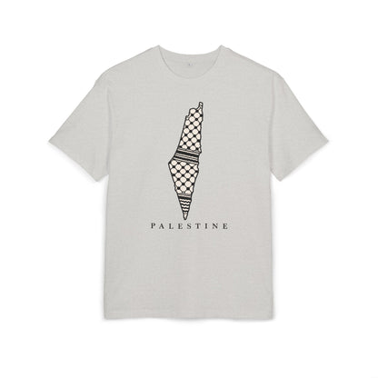 Palestine Keffiyeh Map Oversized Tee