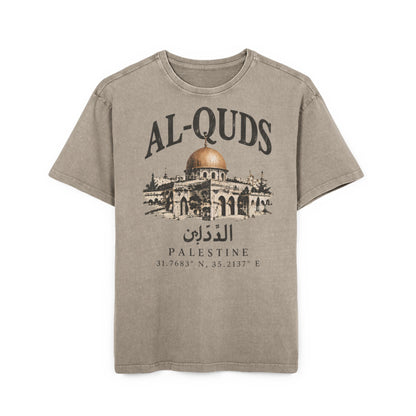 Al-Quds Washed Oversized Tee