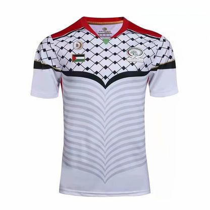 Palestine Football Jersey White-Red