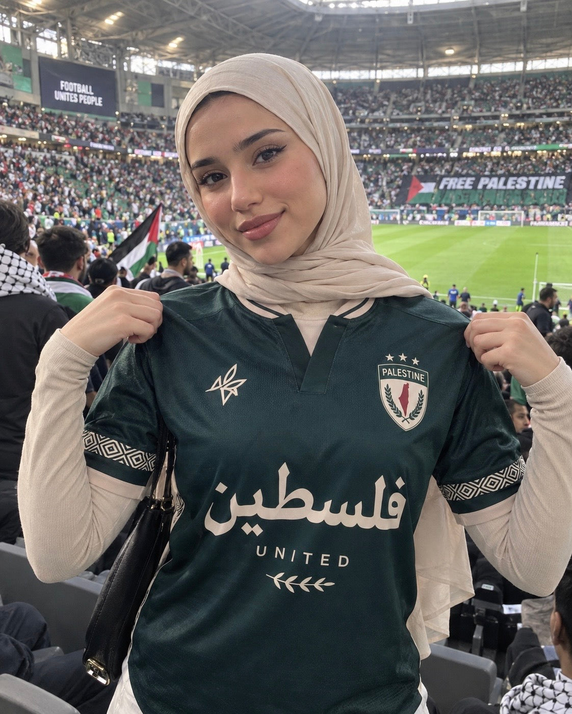 Pre-order | Limited Drop - Palestine United Jersey - Olive Green