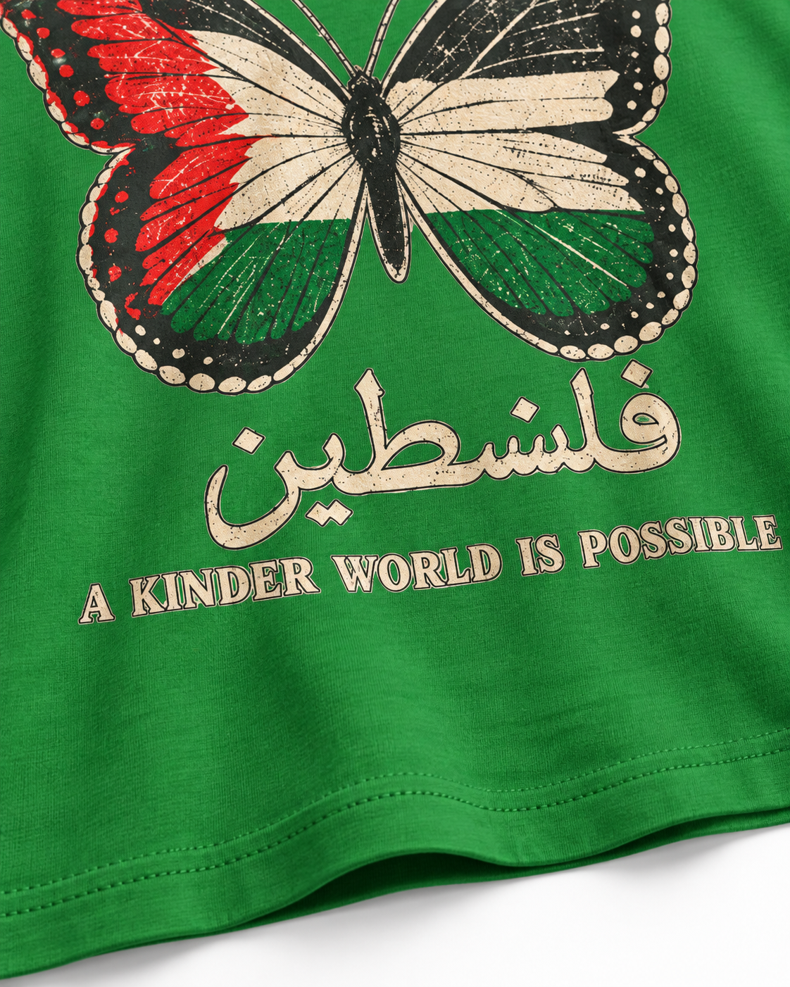 Free Palestine Butterfly Tee