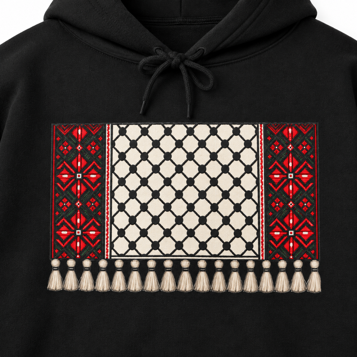 Keffiyeh Tatreez Hoodie