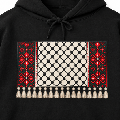 Keffiyeh Tatreez Hoodie