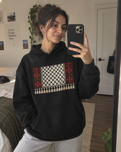 Keffiyeh Tatreez Hoodie