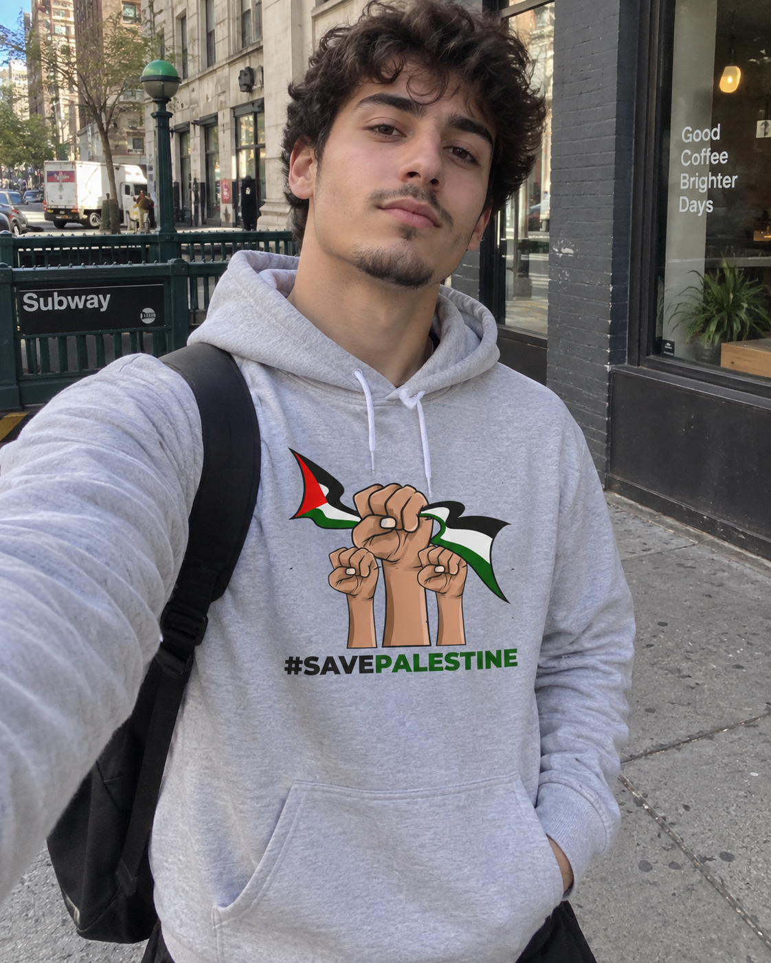 #SavePalestine Kapuzenpullover