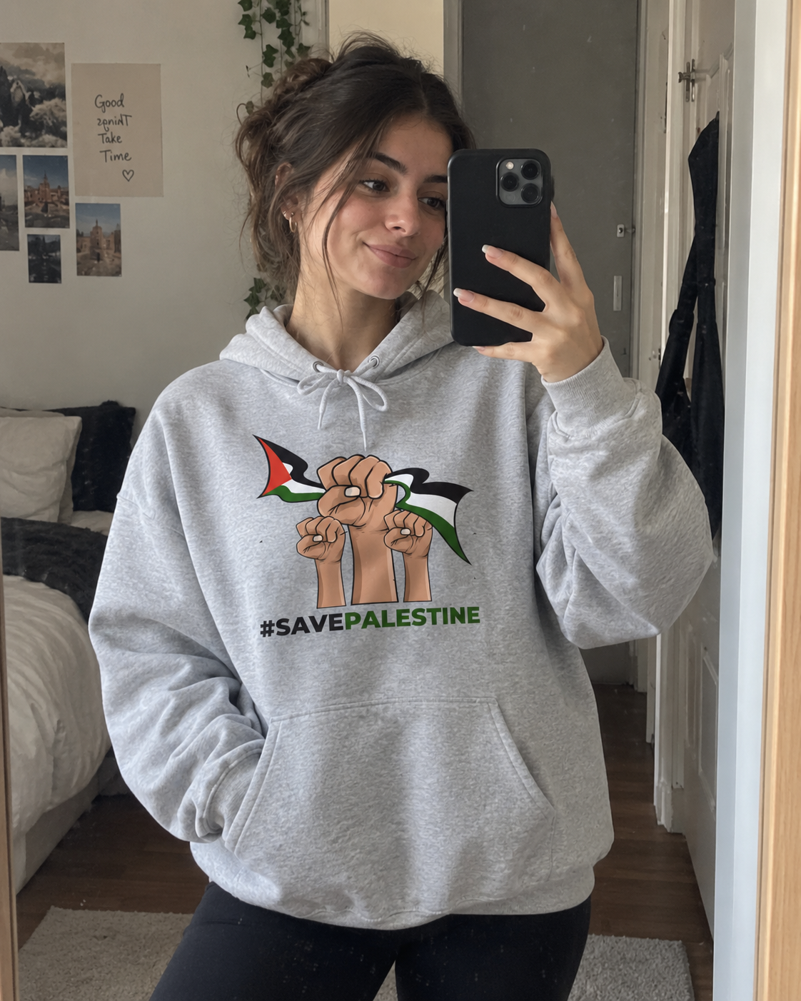#SavePalestine Kapuzenpullover