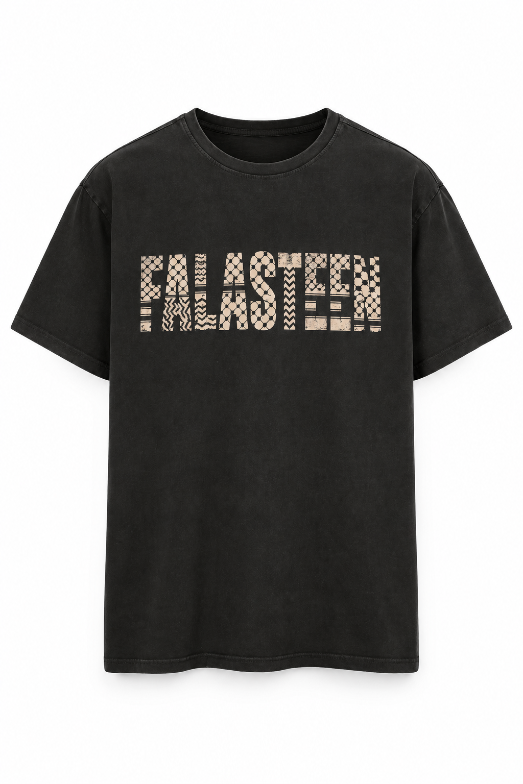 Falasteen Keffiyeh Washed Oversized Tee