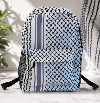 Mochila Keffiyeh - Clássico Preto & Branco