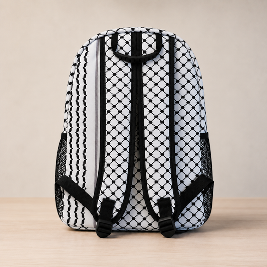 Keffiyeh Backpack - Classic Black & White