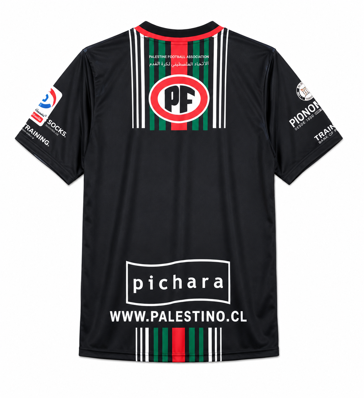 Palestino Training Jersey Black