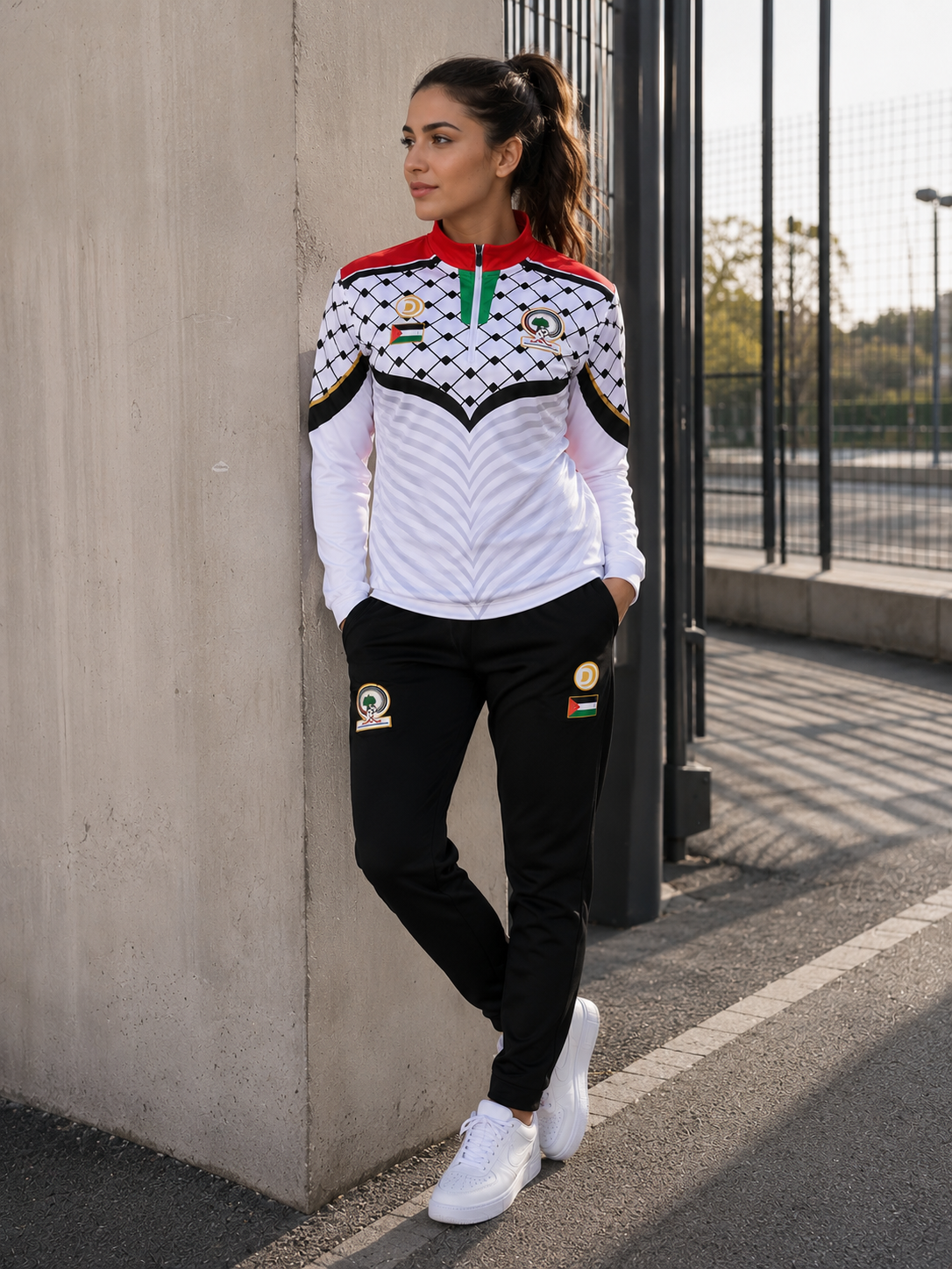 Palestine PFA Training Suit White