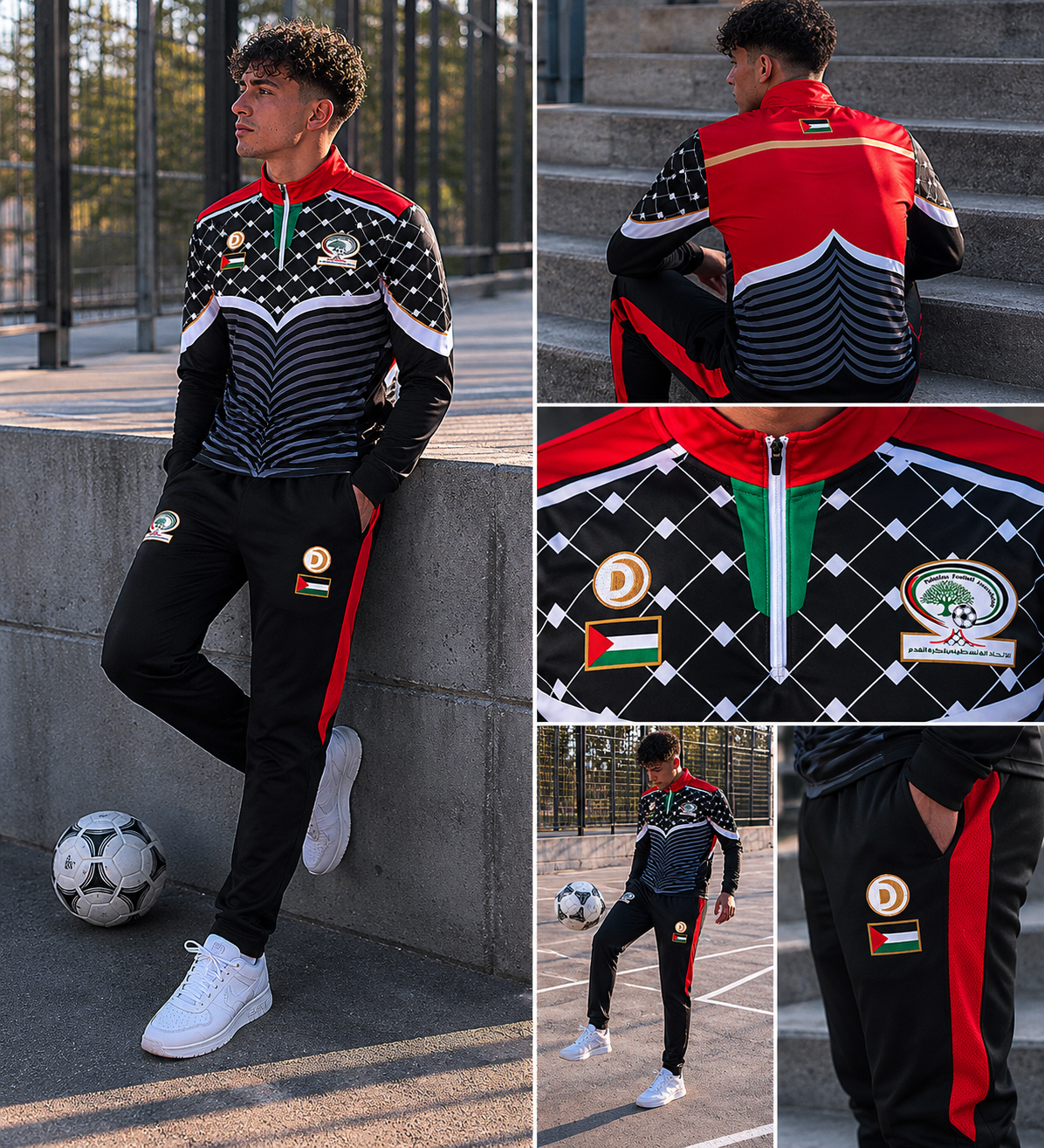 Palestine PFA Training Suit Black
