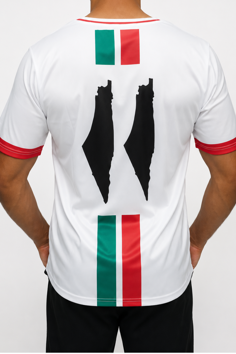 Palästina United Fußball T-Shirt Weiß