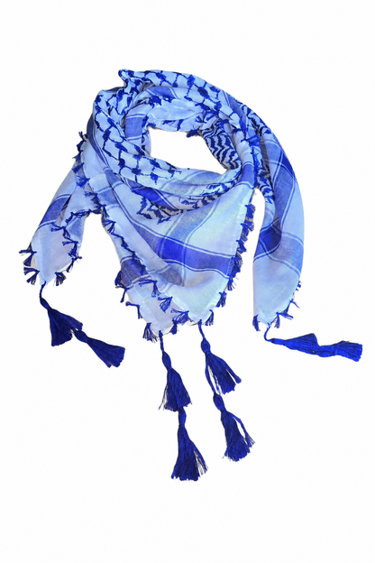 Kufiya/Keffiyeh de algodón morado