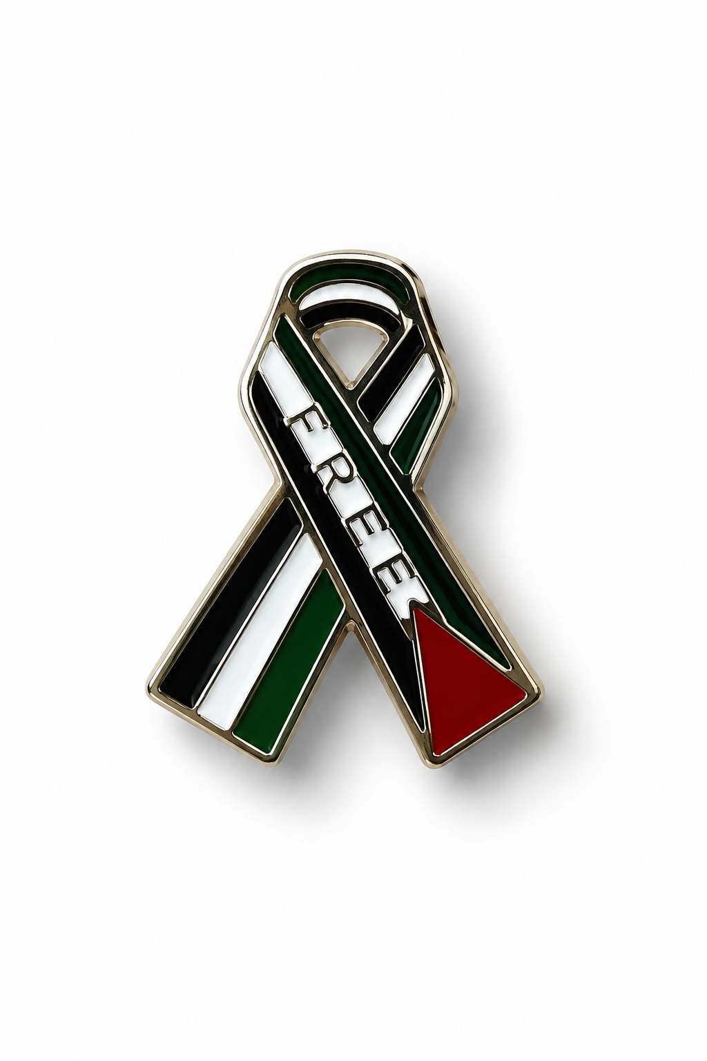 Free Palestine Ribbon Badge