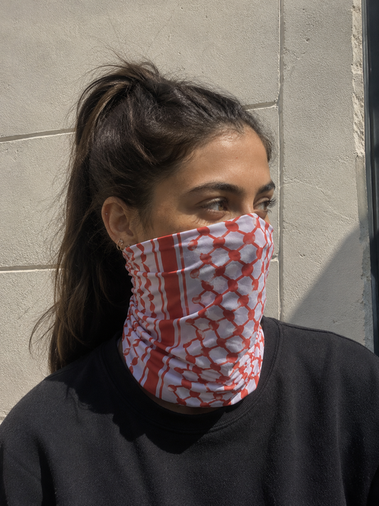 Rode Keffiyeh Bandana / Halsverwarmer